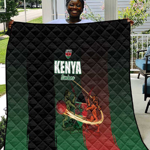 Kenya Cricket Quilt Come On Simbas - African Pride
