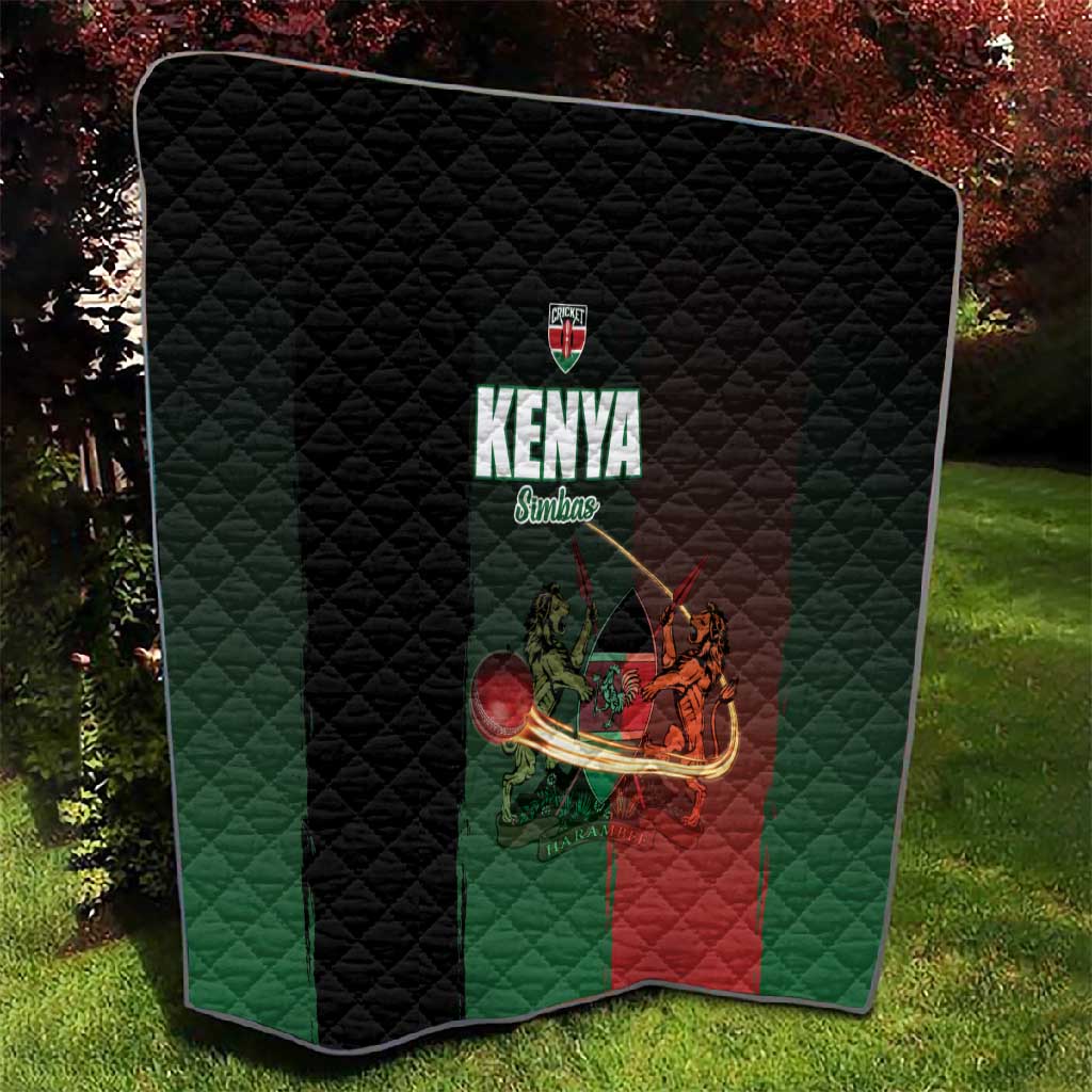 Kenya Cricket Quilt Come On Simbas - African Pride
