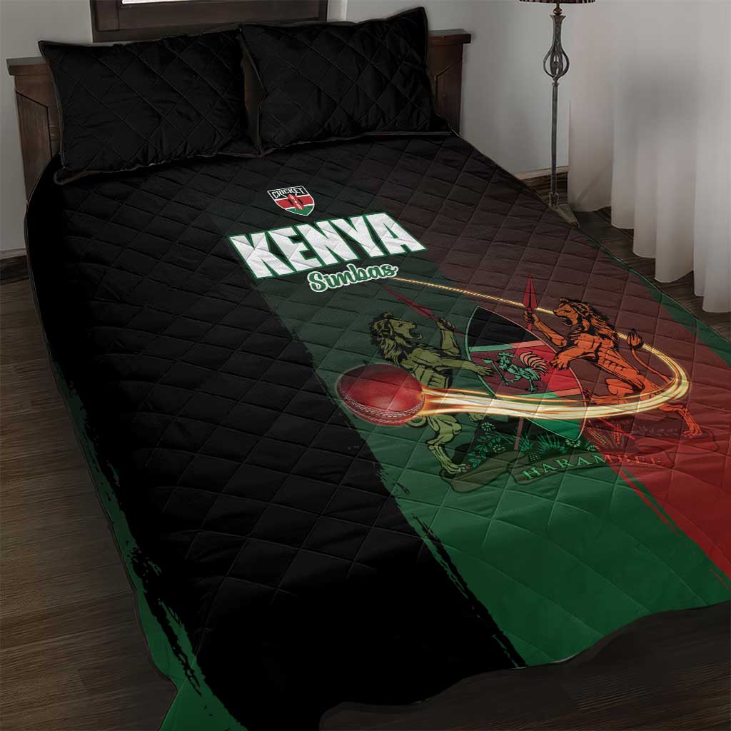 Kenya Cricket Quilt Bed Set Come On Simbas - African Pride