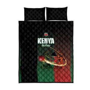 Kenya Cricket Quilt Bed Set Come On Simbas - African Pride