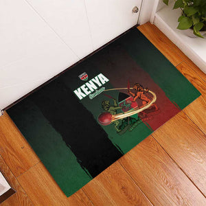Kenya Cricket Rubber Doormat Come On Simbas - African Pride