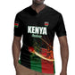 Custom Kenya Cricket Rugby Jersey Come On Simbas - African Pride