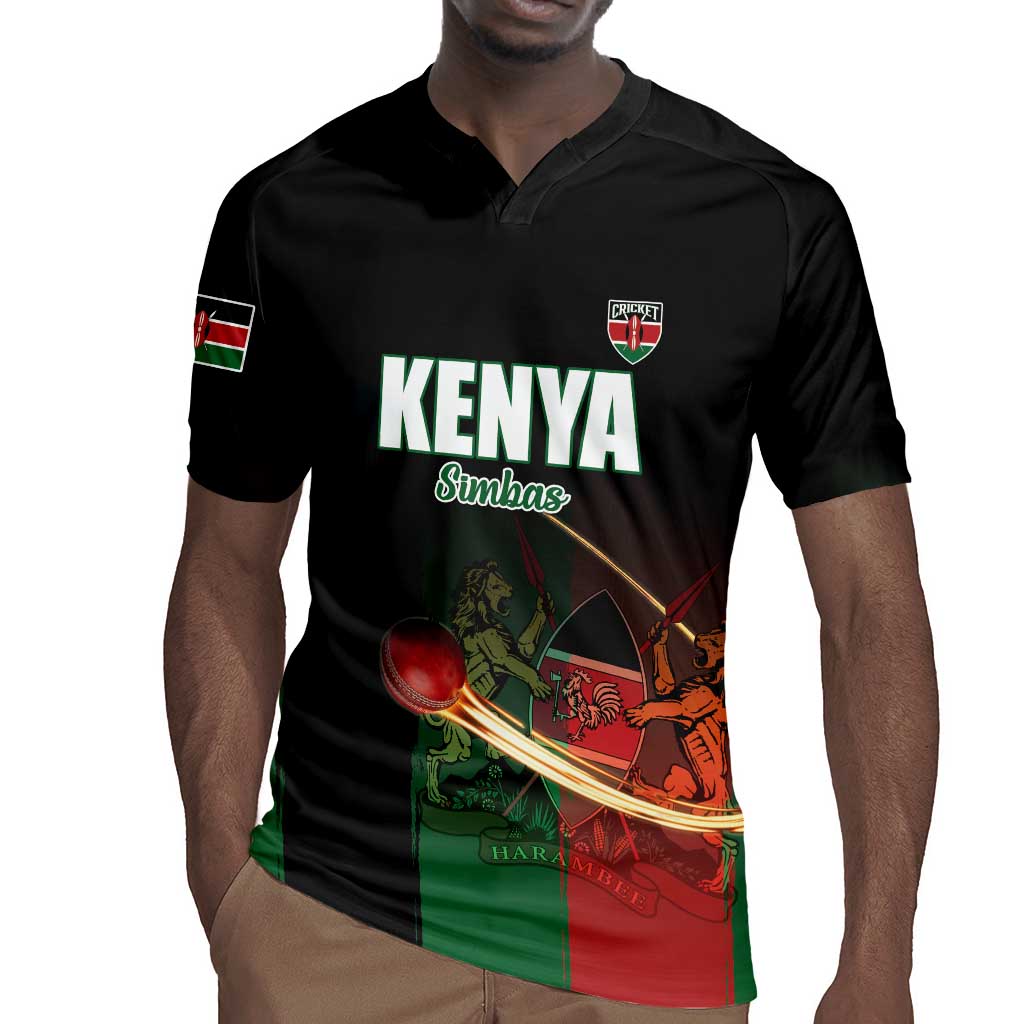 Custom Kenya Cricket Rugby Jersey Come On Simbas - African Pride