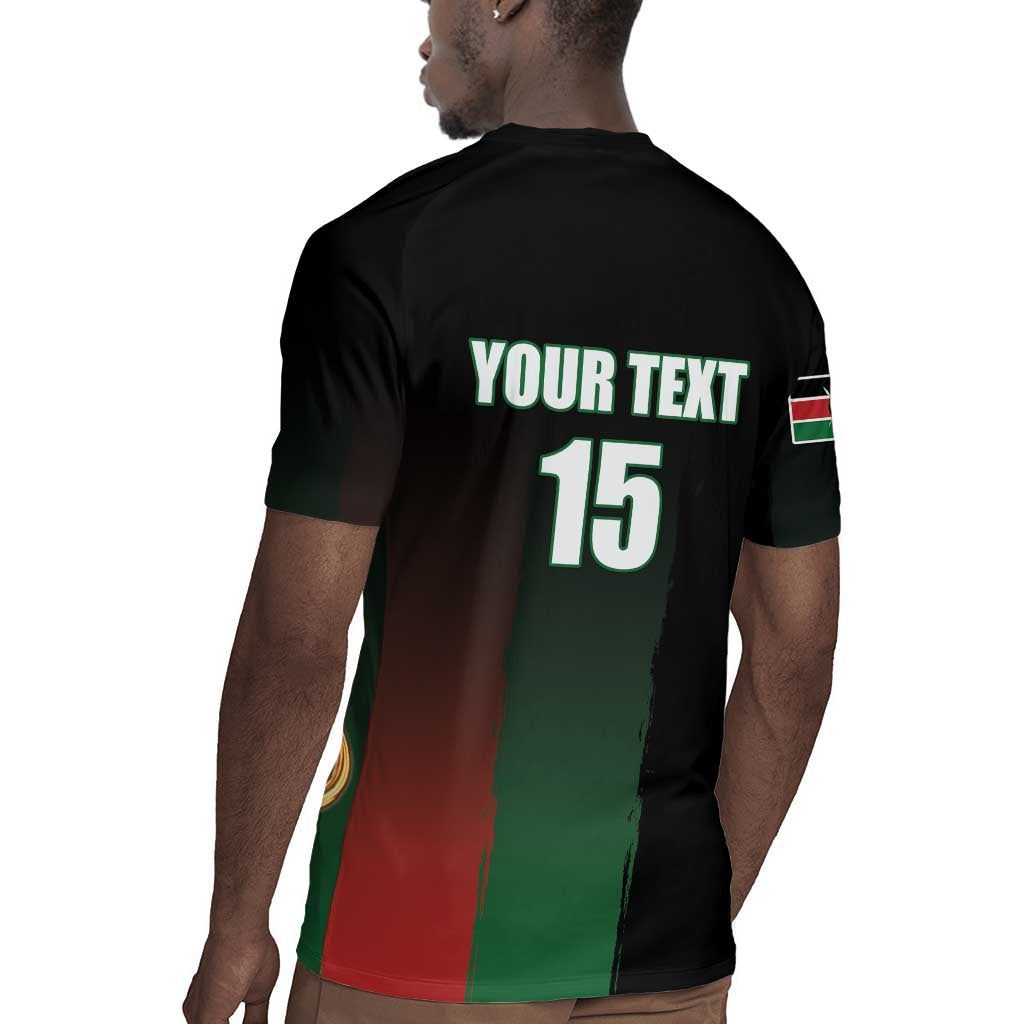 Custom Kenya Cricket Rugby Jersey Come On Simbas - African Pride