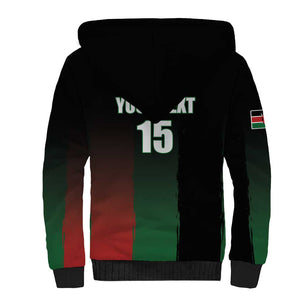 Custom Kenya Cricket Sherpa Hoodie Come On Simbas - African Pride