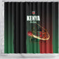 Kenya Cricket Shower Curtain Come On Simbas - African Pride