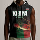 Custom Kenya Cricket Sleeveless Hoodie Come On Simbas - African Pride