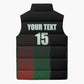Custom Kenya Cricket Sleeveless Puffer Jacket Go Simbas Go