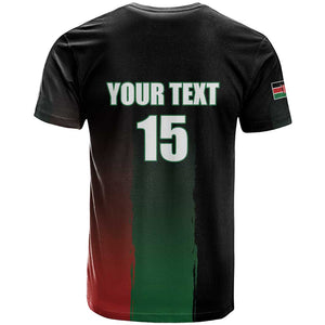 Custom Kenya Cricket T shirt Come On Simbas - African Pride