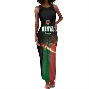 Custom Kenya Cricket Tank Maxi Dress Come On Simbas - African Pride