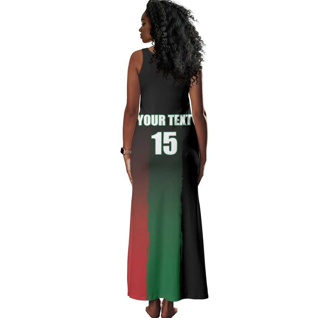 Custom Kenya Cricket Tank Maxi Dress Come On Simbas - African Pride