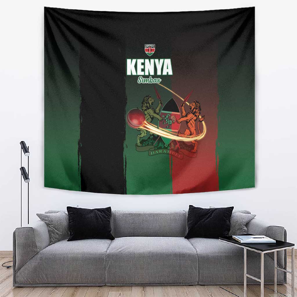 Kenya Cricket Tapestry Come On Simbas - African Pride
