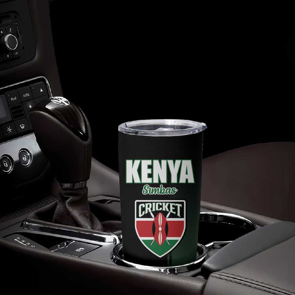 Custom Kenya Cricket Tumbler Cup Come On Simbas - African Pride