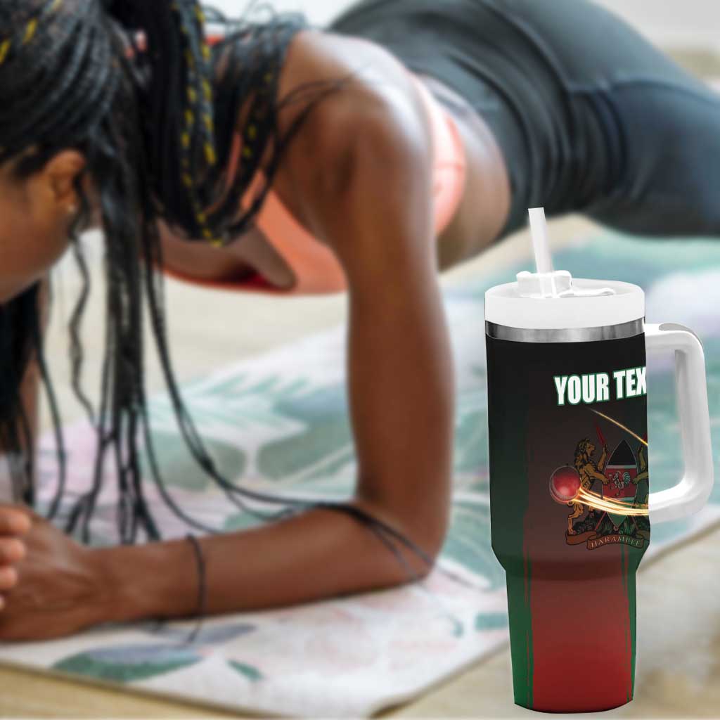 Custom Kenya Cricket Tumbler With Handle Come On Simbas - African Pride