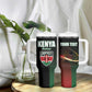 Custom Kenya Cricket Tumbler With Handle Come On Simbas - African Pride