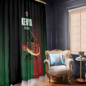 Kenya Cricket Window Curtain Come On Simbas - African Pride
