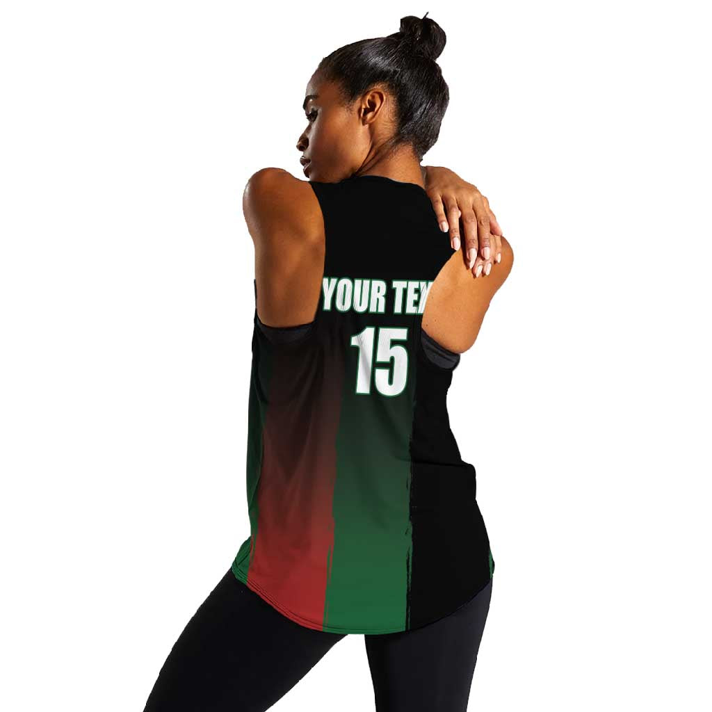 Custom Kenya Cricket Women Racerback Tank Come On Simbas - African Pride