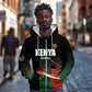 Custom Kenya Cricket Zip Hoodie Come On Simbas - African Pride