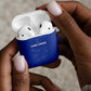 Cape Verde Football AirPods Case Come On Tubaroes Azuis - Blue