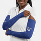 Custom Cape Verde Football Arm Sleeves Come On Tubaroes Azuis - Blue