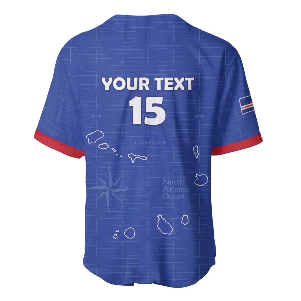 Custom Cabo Verde Football Baseball Jersey Go Tubaroes Azuis Go - Blue - African Pride