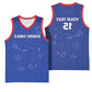 Custom Cabo Verde Football Basketball Jersey Go Tubaroes Azuis Go - Blue - African Pride