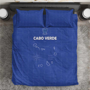 Cabo Verde Football Bedding Set Go Tubaroes Azuis Go - Blue - African Pride