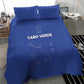 Cabo Verde Football Bedding Set Go Tubaroes Azuis Go - Blue - African Pride