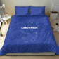 Cabo Verde Football Bedding Set Go Tubaroes Azuis Go - Blue - African Pride