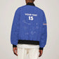 Custom Cabo Verde Football Bomber Jacket Go Tubaroes Azuis Go - Blue - African Pride