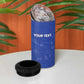 Custom Cabo Verde Football 4 in 1 Can Cooler Tumbler Go Tubaroes Azuis Go - Blue - African Pride