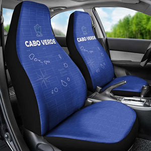 Cabo Verde Football Car Seat Cover Go Tubaroes Azuis Go - Blue - African Pride