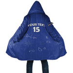 Custom Cape Verde Football Cloak Come On Tubaroes Azuis - Blue