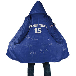 Custom Cape Verde Football Cloak Come On Tubaroes Azuis - Blue