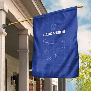 Cabo Verde Football Garden Flag Go Tubaroes Azuis Go - Blue - African Pride