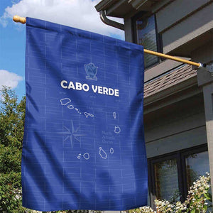 Cabo Verde Football Garden Flag Go Tubaroes Azuis Go - Blue - African Pride