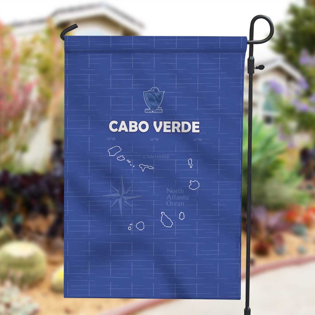 Cabo Verde Football Garden Flag Go Tubaroes Azuis Go - Blue - African Pride