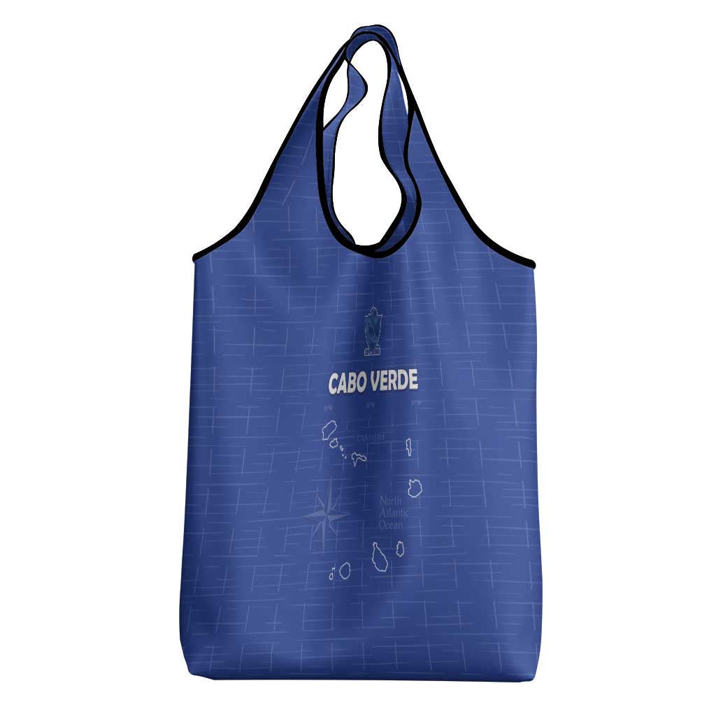 Cabo Verde Football Grocery Bag Go Tubaroes Azuis Go - Blue - African Pride