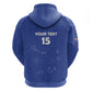 Custom Cabo Verde Football Hoodie Go Tubaroes Azuis Go - Blue - African Pride
