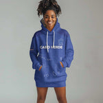 Custom Cabo Verde Football Hoodie Dress Go Tubaroes Azuis Go - Blue - African Pride
