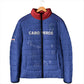 Custom Cape Verde Football Padded Jacket Come On Tubaroes Azuis - Blue