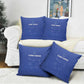 Cape Verde Football Pillow Cover Come On Tubaroes Azuis - Blue