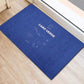 Cabo Verde Football Rubber Doormat Go Tubaroes Azuis Go - Blue - African Pride