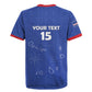 Custom Cabo Verde Football Rugby Jersey Go Tubaroes Azuis Go - Blue - African Pride