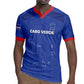 Custom Cabo Verde Football Rugby Jersey Go Tubaroes Azuis Go - Blue - African Pride