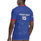 Custom Cabo Verde Football Rugby Jersey Go Tubaroes Azuis Go - Blue - African Pride