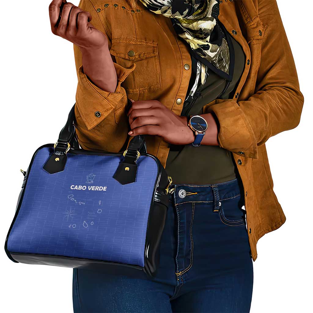Cabo Verde Football Shoulder Handbag Go Tubaroes Azuis Go - Blue - African Pride