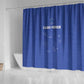 Cabo Verde Football Shower Curtain Go Tubaroes Azuis Go - Blue - African Pride