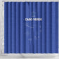 Cabo Verde Football Shower Curtain Go Tubaroes Azuis Go - Blue - African Pride