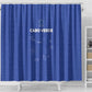 Cabo Verde Football Shower Curtain Go Tubaroes Azuis Go - Blue - African Pride